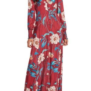Floral Print Maxi Dress